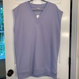 ZARA- Purple/blueish sweater vest dress. Size L